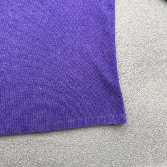 Polo Ralph Lauren Sweater Mens Medium Purple Quarter Zip Cotton Pony Pullover - Picture 9 of 11